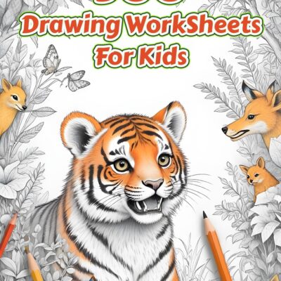 500 Drawing Sheets for Children – Creative Activity Book